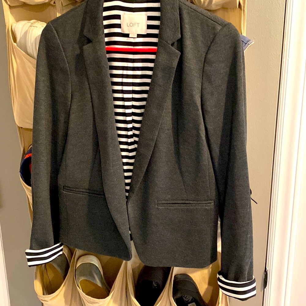 Loft gray blazer